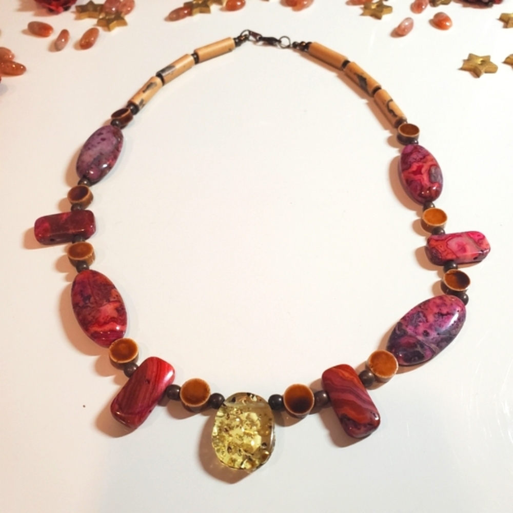 Beautiful Handcrafted Necklace One of a Kind